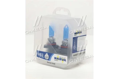 486252100 Лампа HB3/9005 12V 60W PX20d (к-т 2 шт.) RANGE POWER WHITE (4500K) NARVA 48625S2