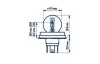 Автолампа R2 24V 55/50W P45t Standard NARVA 493213000 (фото 2)