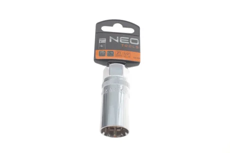 Головка свічкова 1/2" 21 мм (хромована) NEO TOOLS 08-091