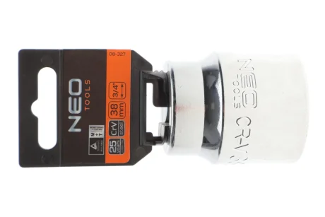Головка торцева 12-граней 3/4" 38 мм (хромована) NEO TOOLS 08-327