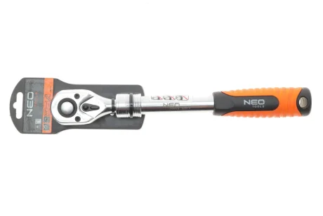 Тріскачка 1/2" телескопічна 72 зубця 305-445 мм NEO TOOLS 08-515