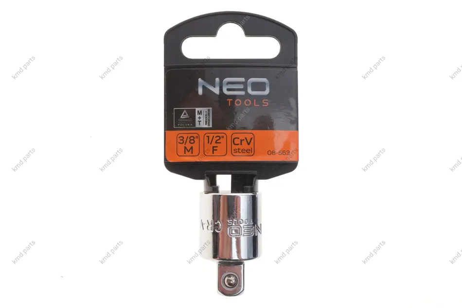 Перехідник 1/2"x3/8" 35 мм NEO TOOLS 08-563 (фото 1)