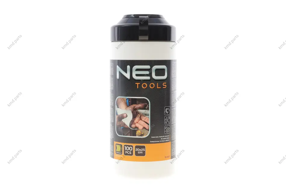 Серветки для миття рук (100шт) NEO TOOLS 10-407 (фото 1)
