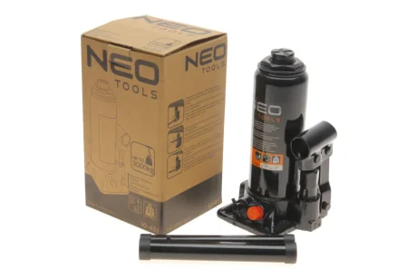 Домкрат пляшковий гідравлічний 3 т h=195-370 мм NEO TOOLS 10-451