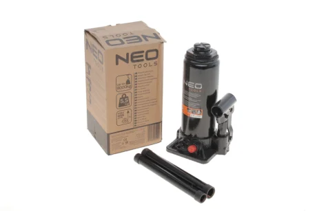 Домкрат пляшковий гідравлічний 8 т h=230-456 мм NEO TOOLS 10-453