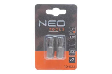 Біта 3/8" Torx T40 30 мм (к-кт 2 шт) NEO TOOLS 10-922
