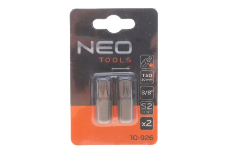 Біта 3/8" Torx T50 30 мм (к-кт 2 шт) NEO TOOLS 10-926