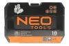 Набір головок під пробки для заміни оливи 3/8" 18 од. NEO TOOLS 11-235 (фото 4)