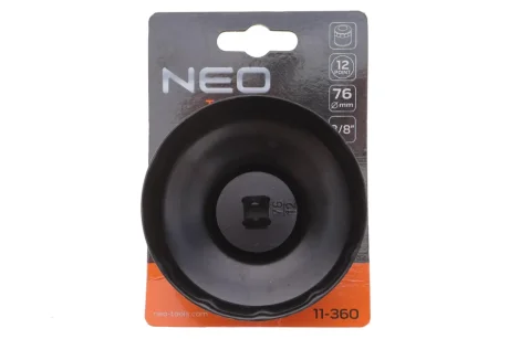 Насадка для заміни масляного фільтра 3/8" (d=76mm/12 граней) NEO TOOLS 11-360
