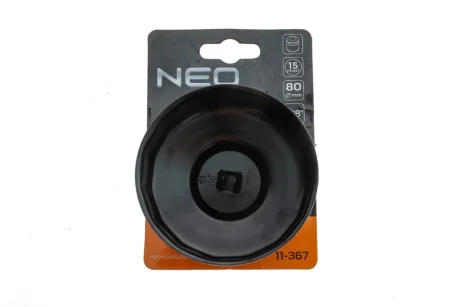 Насадка для заміни масляного фільтра 3/8" (d=80mm/15 граней) NEO TOOLS 11-367