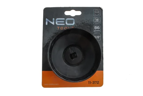 Насадка для заміни масляного фільтра 3/8" 18-гранний (d=86mm) NEO TOOLS 11-372
