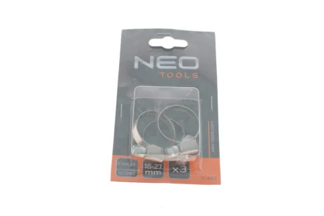 Хомут черв\'ячний Ø16-27x9 мм 3 од. NEO TOOLS 11-403