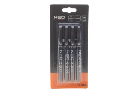 Набір маркерів 4 шт на масляній основі (чорний) NEO TOOLS 13-856