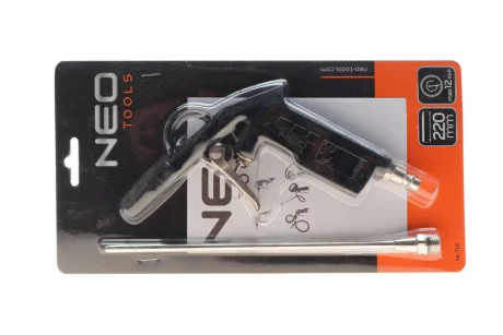 Пістолет продувний з насадкою L-220 мм NEO TOOLS 14-712