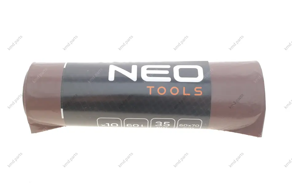 Мішки для сміття 60 л 10 шт 35 мкм (коричневі) NEO TOOLS 15-993 (фото 1)