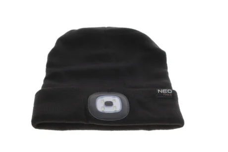 Шапка з LED-ліхтариком (USB-зарядка) NEO TOOLS 81-621