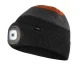 Шапка з LED-ліхтариком чорно-сіро-оранжева WARM (USB-зарядка) NEO TOOLS 81-631 (фото 1)