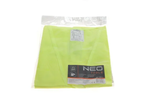Жилет попереджувальний, жовтий NEO "L" NEO TOOLS 81-735-L