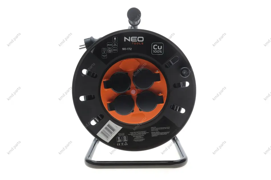 Подовжувач електричного кабелю на котушці (40m) NEO TOOLS 90-172 (фото 1)