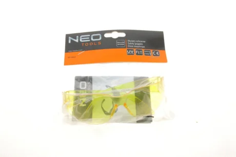 Окуляри захисні (жовті) Class-F/УФ захист NEO TOOLS 97-503