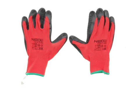 Рукавиці з латексним покриттям (крінкл) 3121x (M) NEO TOOLS 97-645-8