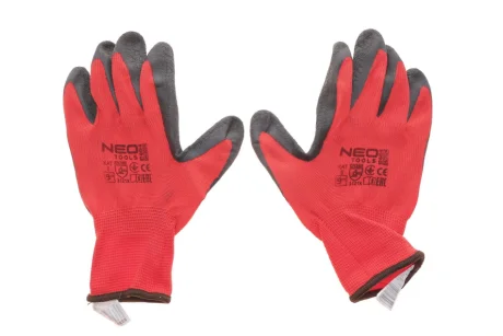 Рукавиці з латексним покриттям (крінкл) 3121x (L) NEO TOOLS 97-645-9