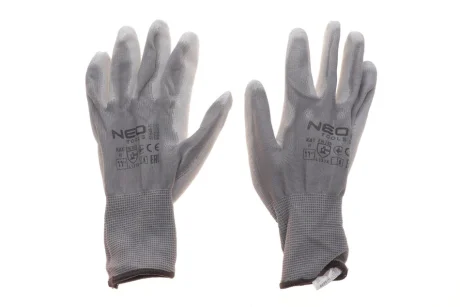 Рукавиці з поліуретановим покриттям 4131x (XXL) NEO TOOLS 97-646-11