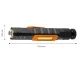 Ліхтарик акумуляторний 300 lm 2 В 1 CREE XPE + COB LED/3W (USB) NEO TOOLS 99-034 (фото 6)
