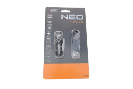 Ліхтарик акумуляторний C 500 lm SST20 LED (USB) NEO TOOLS 99-074