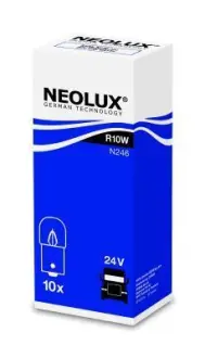 ЛАМПА R10W 24V 10W BA15s STANDARD UNV ="" NEOLUX N246