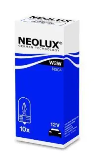 ЛАМПА W3W 12V W2,1x9,5d UNV1 NEOLX ="" NEOLUX N504