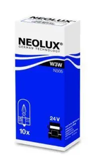 ЛАМПА W3W 24V W2,1x9,5d UNV1 NEOLX ="" NEOLUX N505
