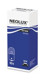 Лампа (картон 10шт) RY10W 12В 10Вт BA15S Standard, жовтий NLX245A K10SZT NEOLUX NLX245AK10SZT