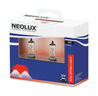 Лампа (Набір 2шт) H7 12В 55Вт Extra Light + 50% NLX499EL-SCB NEOLUX NLX499ELSCB