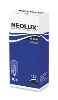 Лампа (картон 2шт) WY5W 12В 5Вт, Помаранчевий NLX501A K10SZT NEOLUX NLX501AK10SZT