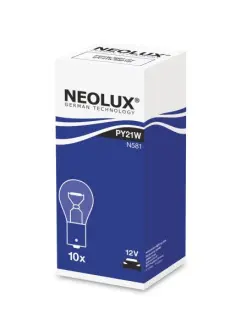 Лампа (картон 10шт) PY21W 12В 21Вт, Помаранчевий NLX581 K10SZT NEOLUX NLX581K10SZT
