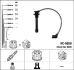 Комплект проводів запалювання NISSAN 100NX, ALMERA I, PRIMERA, SUNNY III 1.4/1.6/2.0 06.90-08.08 NGK 9405 (фото 1)