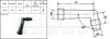 Трубка свічки запалювання, кут: 102°, довга, різьба: 10/12мм, з"єднання: гвинт, корпус: ебонітовий, колір трубки: чорн HONDA CB 1000/1000 (Pro Link)/1000F/1000K (Goldwing)/1000LTD (Goldwing)/1100 (Gol NGK8072 NGK XD05F (фото 1)