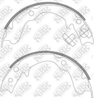 Колодки ручника Subaru NIBK NiBK FN0569