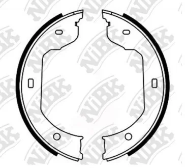 Колодки ручника BMW, VAG NIBK NiBK FN0589