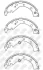 Колодки тормозные барабанные Toyota RAV-4 2000-2005 NIBK NiBK FN2371 (фото 1)