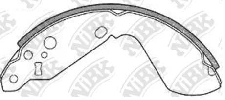 Колодки барабанные Vitara 90-98 16v NIBK NiBK FN9942