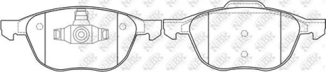 Колодки дискового тормоза NiBK PN0365