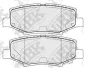 Колодки задние c2007-- Wrangler,Grand Cherokee,Liberty,Nitro NIBK NiBK PN0497 (фото 1)