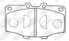 Колодки тормозные передние Toyota 4 Runner, Land Cruiser 70, Hilux NIBK NiBK PN1086 (фото 1)