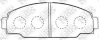 Колодки тормозные передние Toyota NIBK NiBK PN1212 (фото 1)
