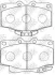 Колодки тормозные передние Toyota 4 Runner, Land Cruiser 70 NIBK NiBK PN1350 (фото 1)