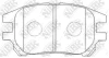 Колодки тормозные передние Lexus RX300 NIBK NiBK PN1481 (фото 1)