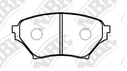 Колодки тормозные передние Mazda MX-5 NIBK NiBK PN5486