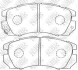 Колодки тормозные передние Subaru Impreza, Legasy NIBK NiBK PN7247 (фото 1)